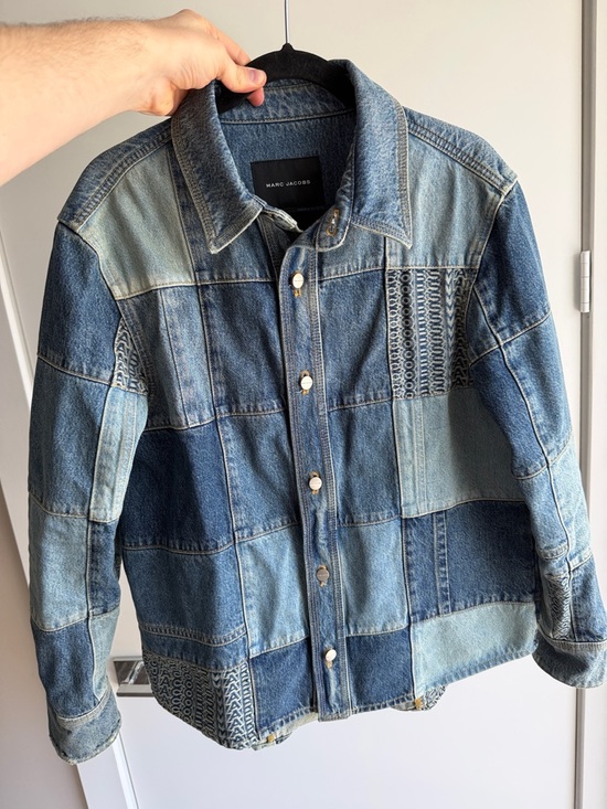 Marc Jacobs Jackets & Blazers - Marc Jacobs Patchwork Denim Jacket - Mixed Blue